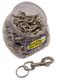 Large Chrome Snap Clip Keychain