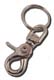 Trigger Snap Clip Keychain Heavy Duty Chrome