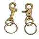 Metal Snap Clips - Brass