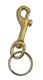 Brass Snap Clip Keychain Medium Heavy Duty