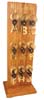 3-D Sparkle Initials 72/Rack