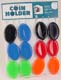 Oval Squeeze Coin Purse Keyring