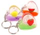 Crystal Heart With Fruit Key Chain