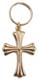 Brass Crucifix Key Chain