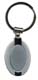 Silver Oval Hi Tech Deluxe Keychain