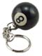 Billiard Ball Mini 8 Ball Keychain