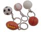 Vinyl Sports Ball Keychains 72 Pc Display Rack
