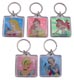 Disney Princesses Square Lucite Keychain