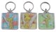Tinkerbell Square Lucite Keychain