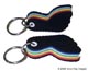Flip Flop Rainbow Foot Key Chain
