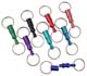 Pull Apart Two Part Key Chain Anodized Aluminum 
