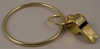 Jailers Ring Keychain With Whistle Gold