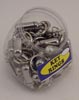 Metal Tube Pill Holder Key Chain 