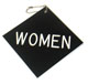 Engraved Womens Room Key Tag Diamond - Women