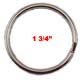 Heavy Duty NP Split Key Ring 1 3/4 Inch (USA)