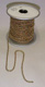 Number 6 Brass Ball Chain 100ft Spool