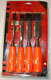 4 Pc Chisel Set Orange Handle