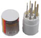 8pc Punch Set Round Plastic Holder